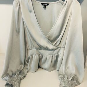 Women's Express Sage Green Top